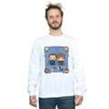 Miniatyrbilde 2 av 3: Fantastic Beasts Mens Chibi Newt And Dumbledore Sweatshirt