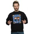 Miniatyrbilde 2 av 3: Fantastic Beasts Mens Chibi Newt And Dumbledore Sweatshirt