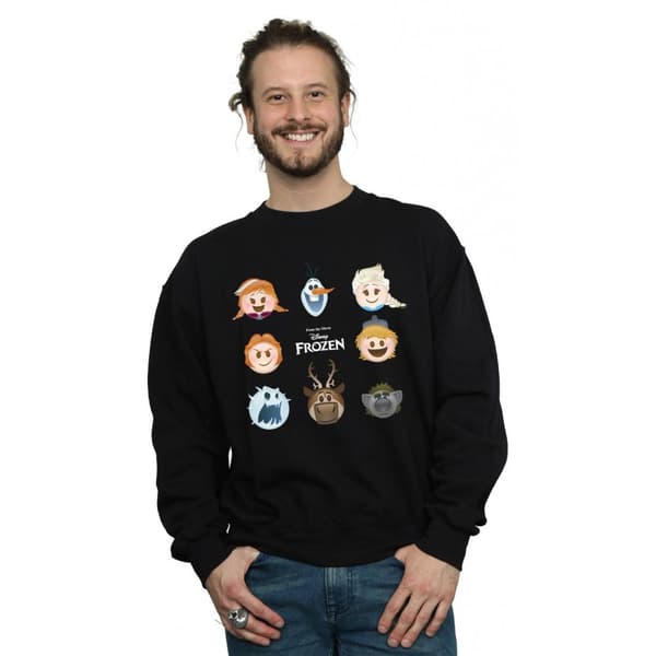 Disney Mens Frozen Heads Sweatshirt