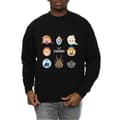 Miniatyrbilde 3 av 5: Disney Mens Frozen Heads Sweatshirt