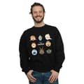Miniatyrbilde 2 av 5: Disney Mens Frozen Heads Sweatshirt