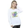 Miniatyrbillede 2 af 3: Disney Womens/Ladies Lilo And Stitch St Patrick´s Day Clover Sweatshirt