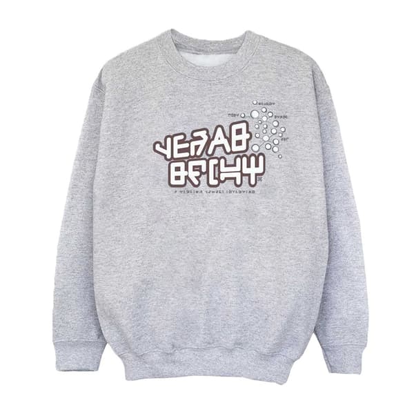Marvel Girls Guardians Of The Galaxy Star Lord Text Sweatshirt Sports Grey 9-11 Years