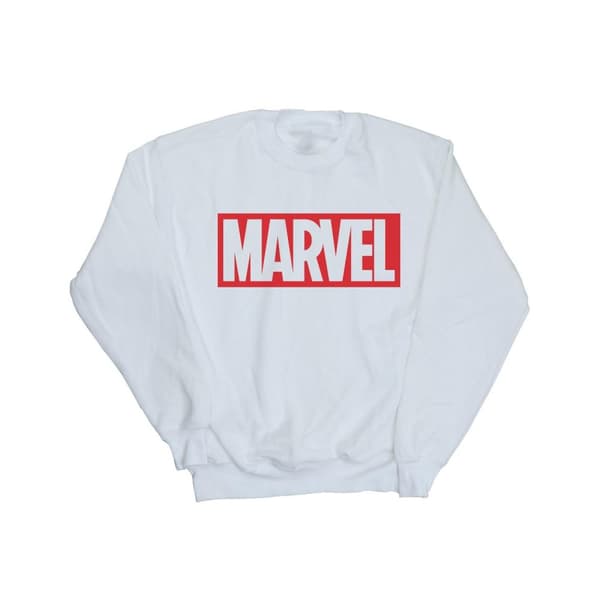 Marvel Comics Sweatshirt med klassisk logotyp för pojkar