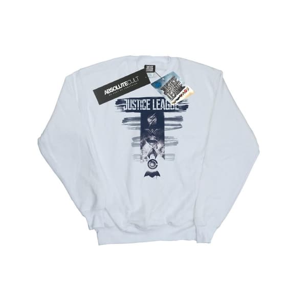 DC Comics Boys Justice League Movie Logo Badges Sweatshirt