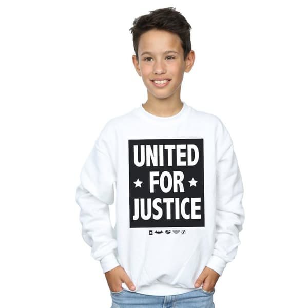 DC Comics Boys Justice League United For Justice Sweatshirt
