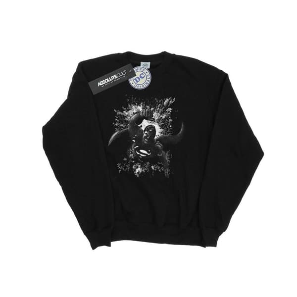DC Comics Mens Superman Spot Sweatshirt Black 3XL