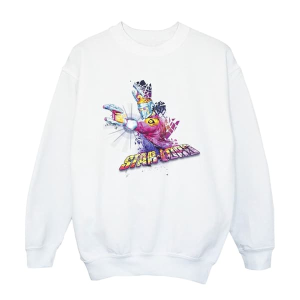 Marvel Girls Guardians Of The Galaxy Abstract Star Lord Sweatshirt