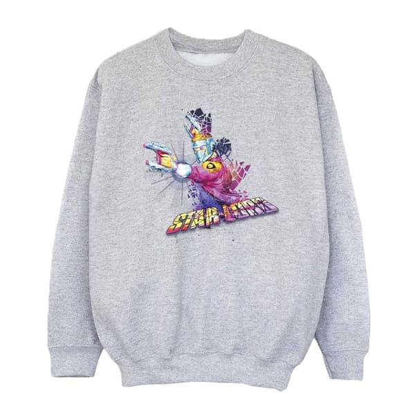 Marvel Guardians Of The Galaxy Abstrakt Star Lord Sweatshirt för tjejer