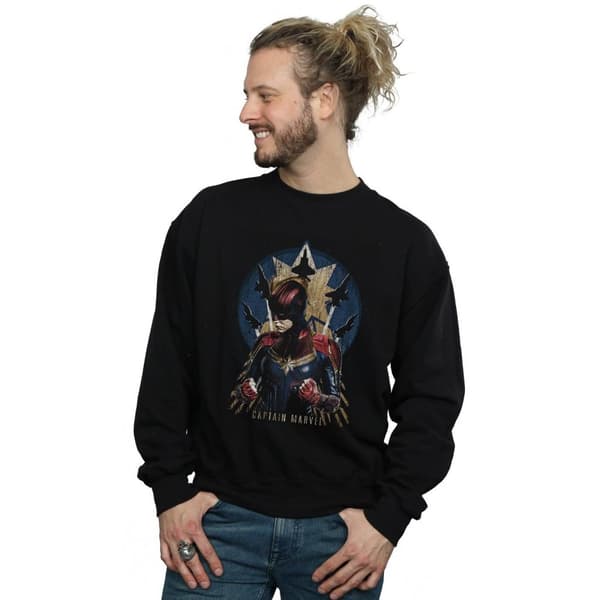 Marvel Kapten Marvel Jet Burst-tröja för herrar