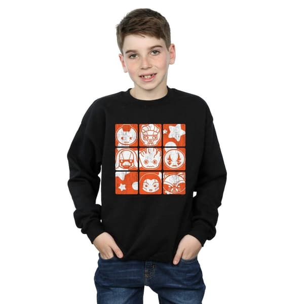 Marvel Boys Kawaii Guardians Of The Galaxy Retro Sweatshirt