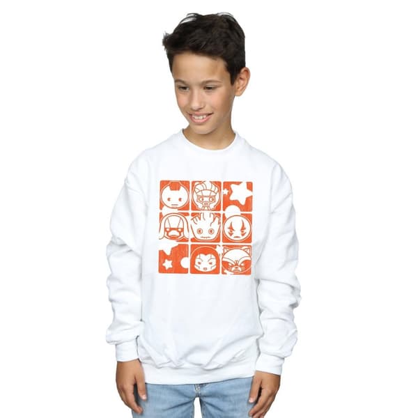 Marvel Boys Kawaii Guardians Of The Galaxy Retro Sweatshirt