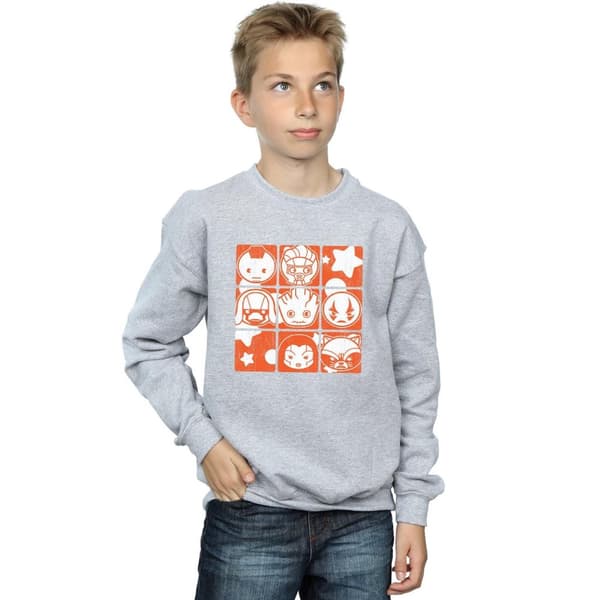 Marvel Boys Kawaii Guardians Of The Galaxy Retro Sweatshirt