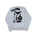 Miniatyrbild 1 av 5: Fantastic Beasts Sweatshirt med enfärgade ikoner för herrar