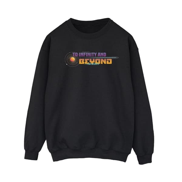 Disney Womens/Ladies Lightyear Infinity And Beyond Text Sweatshirt