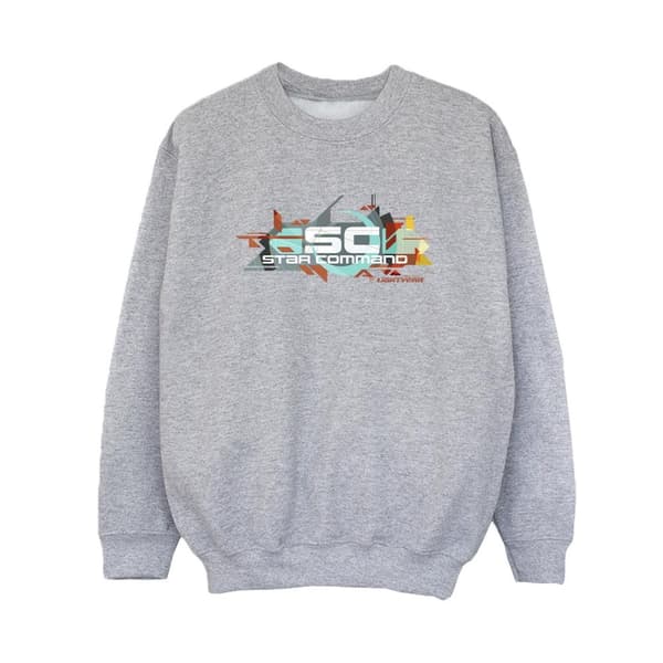 Disney Boys Lightyear Star Command Graphic Title Sweatshirt