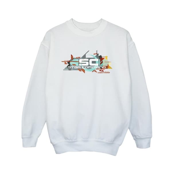 Disney Boys Lightyear Star Command Graphic Title Sweatshirt