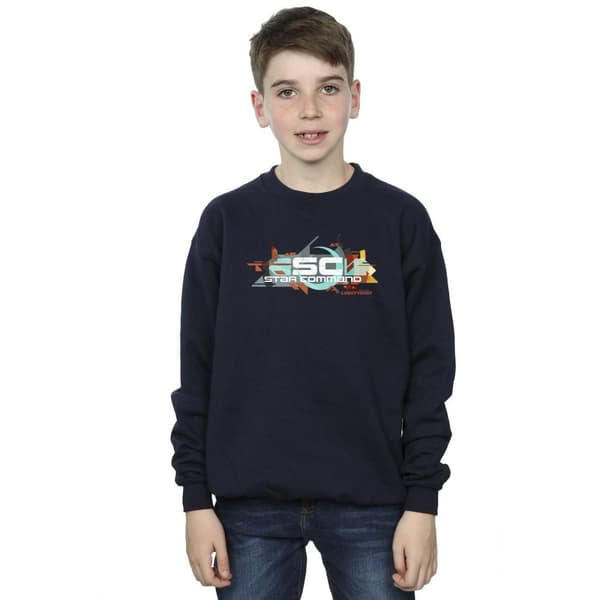 Disney Boys Lightyear Star Command Graphic Title Sweatshirt