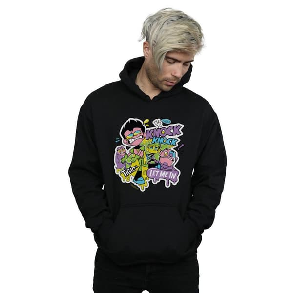 DC Comics Mens Teen Titans Go Knock Knock Hoodie