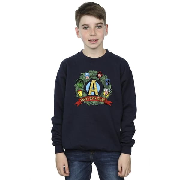 Marvel Boys Santa´s Super Helpers Sweatshirt