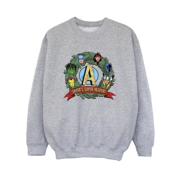 Marvel Boys Santa´s Super Helpers Sweatshirt