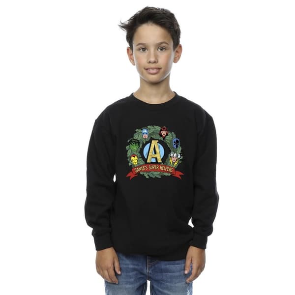 Marvel Boys Santa´s Super Helpers Sweatshirt