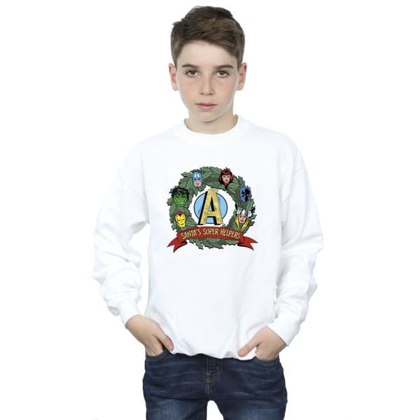 Marvel Boys Santa´s Super Helpers Sweatshirt