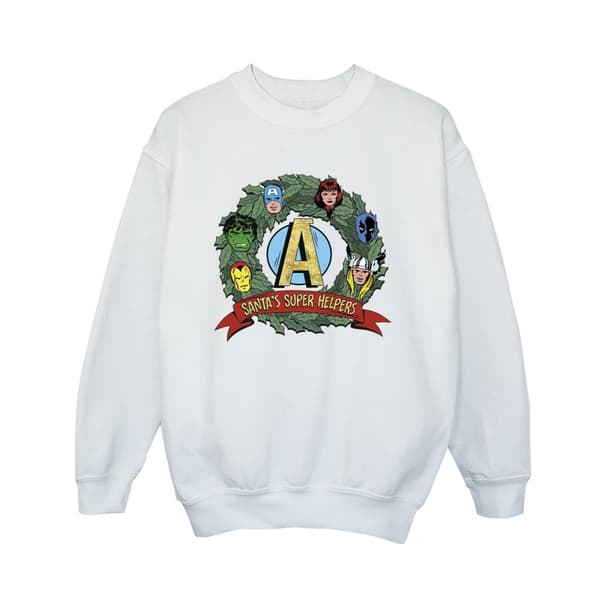Marvel Boys Santa´s Super Helpers Sweatshirt