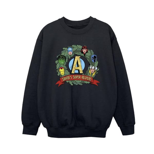 Marvel Boys Santa´s Super Helpers Sweatshirt
