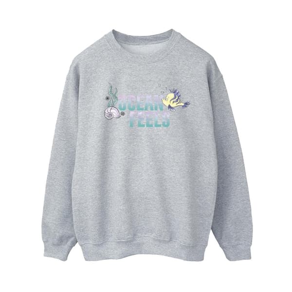 Disney Dam/kvinnor Den lilla sjöjungfrun Ocean Sweatshirt