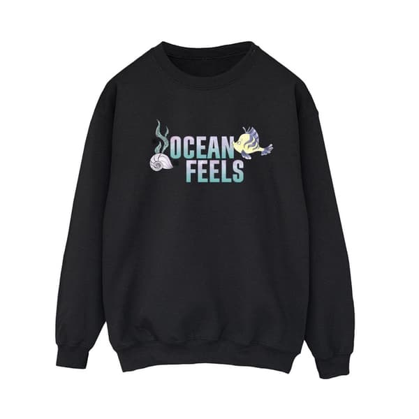 Disney Dam/kvinnor Den lilla sjöjungfrun Ocean Sweatshirt