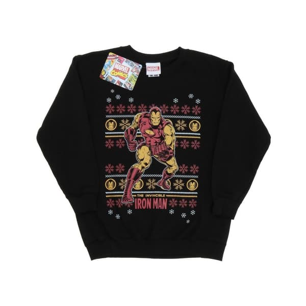 Marvel Iron Man Fair Isle-jultröja för pojkar