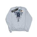 Miniatyrbilde 1 av 5: DC Comics Girls Justice League Movie Logo Badges Sweatshirt