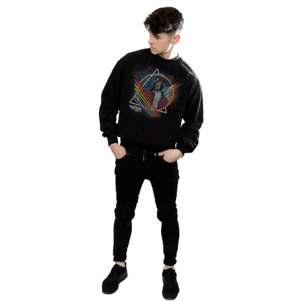 Marvel Mens Guardians Of The Galaxy Neon Star Lord Masked Sweatshirt