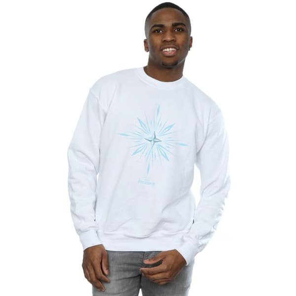 Disney Mens Frozen 2 Elsa Signature Snowflake Sweatshirt