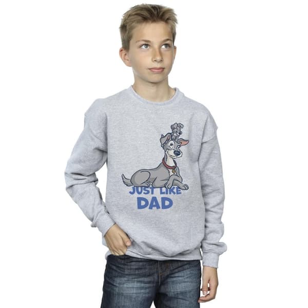 Disney Boys Lady And The Tramp Just Like Dad Sweatshirt