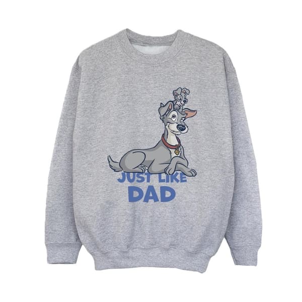 Disney Boys Lady And The Tramp Just Like Dad Sweatshirt