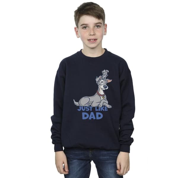 Disney Boys Lady And The Tramp Just Like Dad Sweatshirt