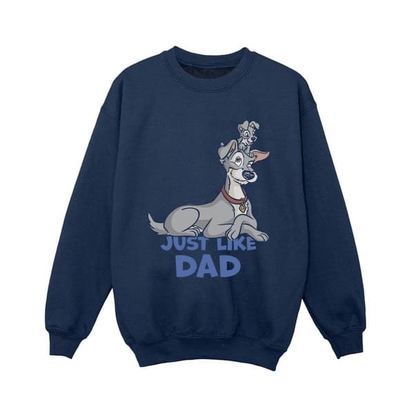 Disney Boys Lady And The Tramp Just Like Dad Sweatshirt