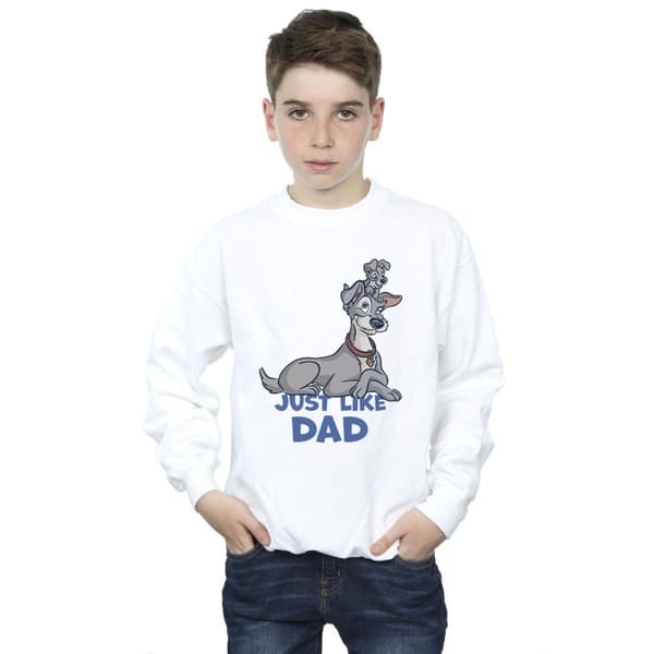 Disney Boys Lady And The Tramp Just Like Dad Sweatshirt