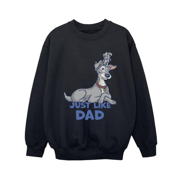 Disney Boys Lady And The Tramp Just Like Dad Sweatshirt