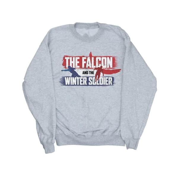 Marvel Womens/Ladies The Falcon And The Winter Soldier Action Logo Sweatshirt
