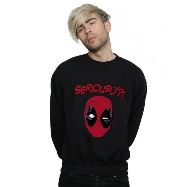 Marvel Mens Deadpool Seriously Sweatshirt