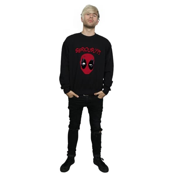 Marvel Mens Deadpool Seriously Sweatshirt