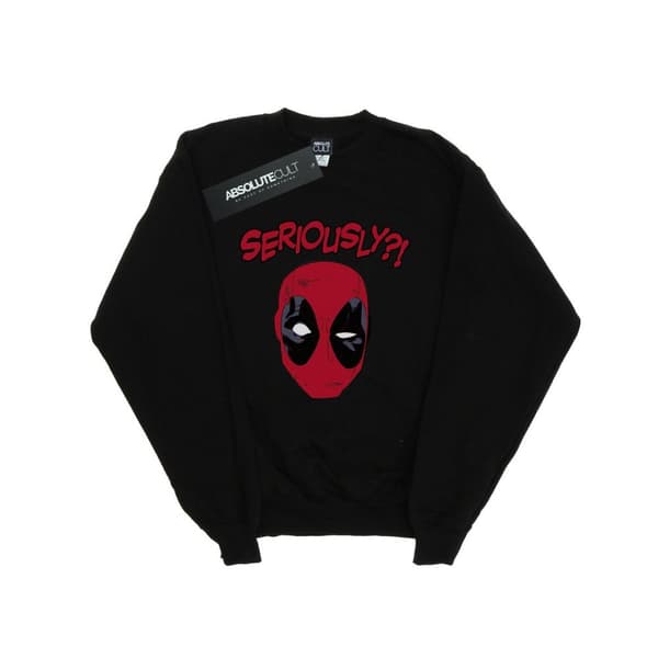 Marvel Mens Deadpool Seriously Sweatshirt
