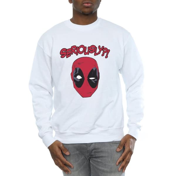 Marvel Mens Deadpool Seriously Sweatshirt