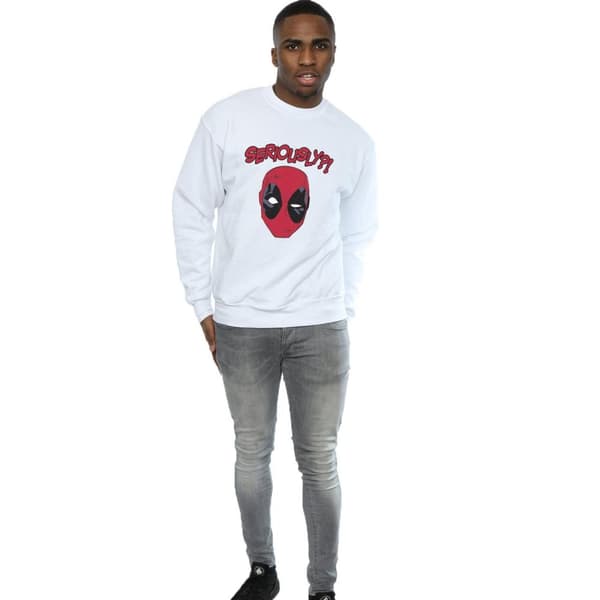 Marvel Mens Deadpool Seriously Sweatshirt
