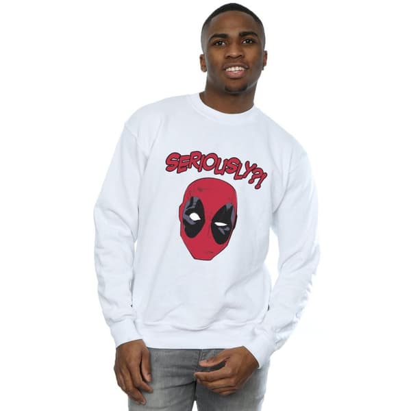 Marvel Mens Deadpool Seriously Sweatshirt