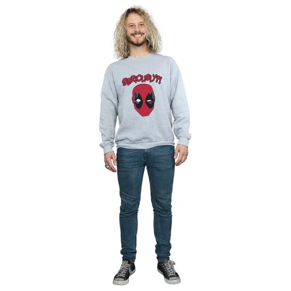 Marvel Mens Deadpool Seriously Sweatshirt