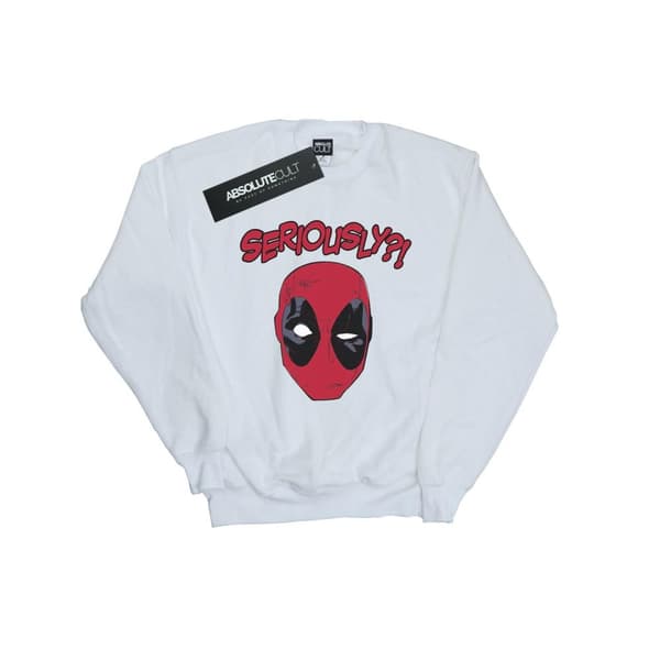 Marvel Mens Deadpool Seriously Sweatshirt